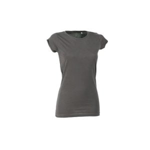 T-shirt mezza manica 100% cotone antracite