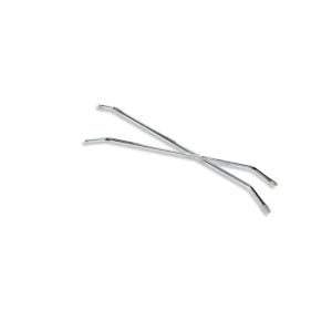 Manico cromato per scopa a forbice